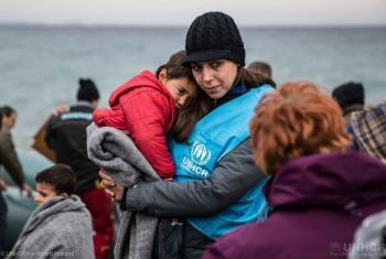 A meta da operação é registrar 49 mil pessoas que já estão no território grego e chegaram entre 1º de janeiro de 2015 e março deste ano. Foto: Acnur/Hereward Holland