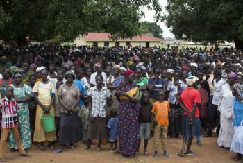 Milhares de deslocados internos na cidade de Yei, Sudão do Sul. Foto: Acnur/Rocco Nuri