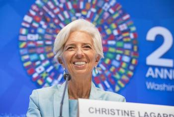 Christine Lagarde. Foto: FMI/Stephen Jaffe