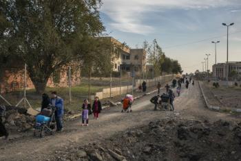 Acnur quer proteger e abrigar deslocados por causa do conflito em Mossul. Foto: Acnur/Ivor Prickett