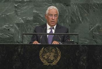 Primeiro-ministro de Portugal, António Costa, discursou na Assembleia Geral da ONU nesta quarta-feira, 20 de setembro. Foto: ONU/Cia Pak