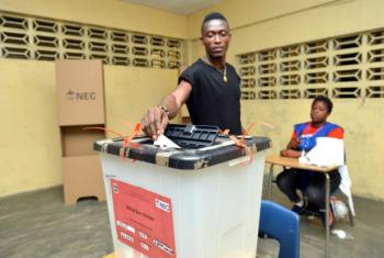 Eleições na Libéria. Foto: Unmil/Shpend Berbatovci