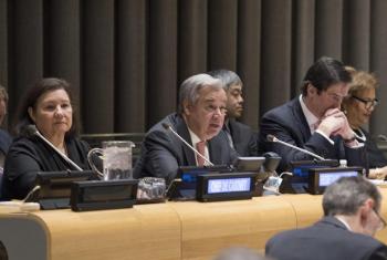 Guterres disse que a reforma das Nações Unidas nunca estaria completa sem a reforma do Conselho de Segurança. Foto: ONU/ Eskinder Debebe.