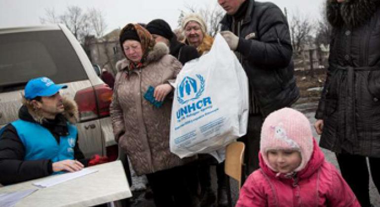Помощь ООН жителям Восточной Украины. Фото УВКБ