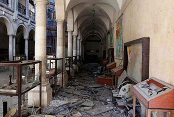 Разрушенный музей в Алеппо, Сирия. Фото ЮНЕСКО