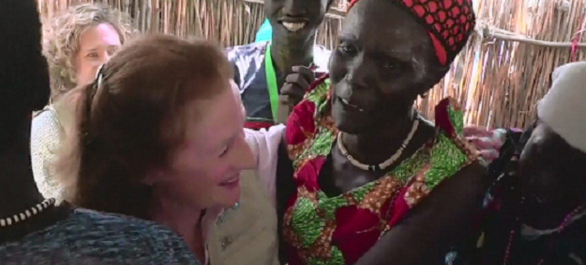 Mkurugenzi Mtendaji wa shirika la Umoja wa Mataifa la kuhudumia watoto, UNICEF Henriette H. Fore (kati). Picha: UM/Video Capture